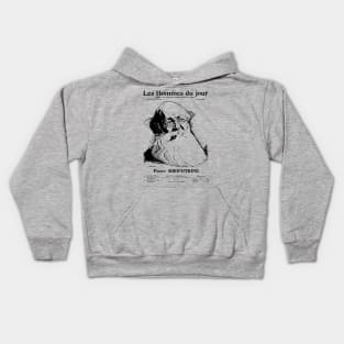 Peter Kropotkin Les Hommes du Jour Cover - Anarchist, Socialist, Anarcho-Communist, Philosopher Kids Hoodie